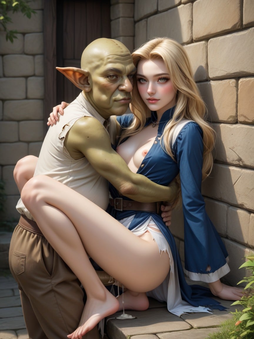 Goblin Market, Legs Spreading, Blushing AI Porn