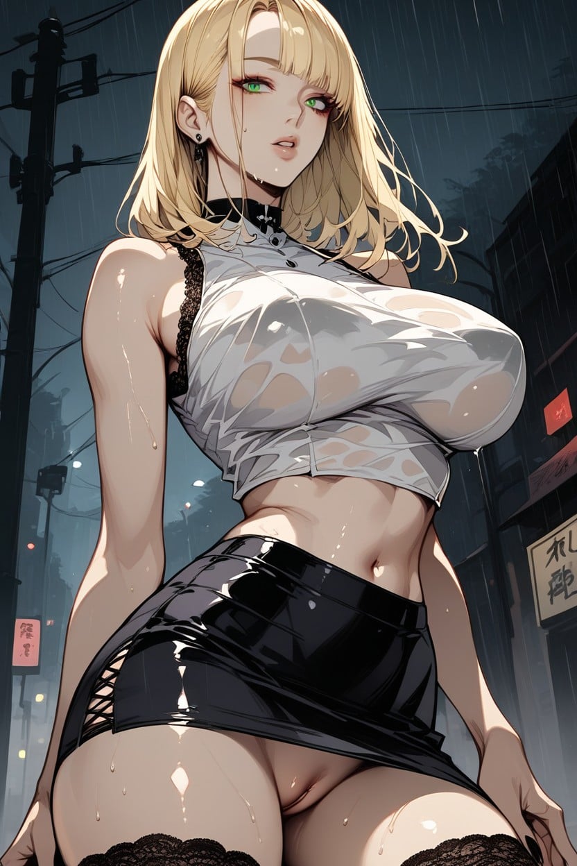 Pussy Peek, 18+, Voluptuous Hentai AI Porn