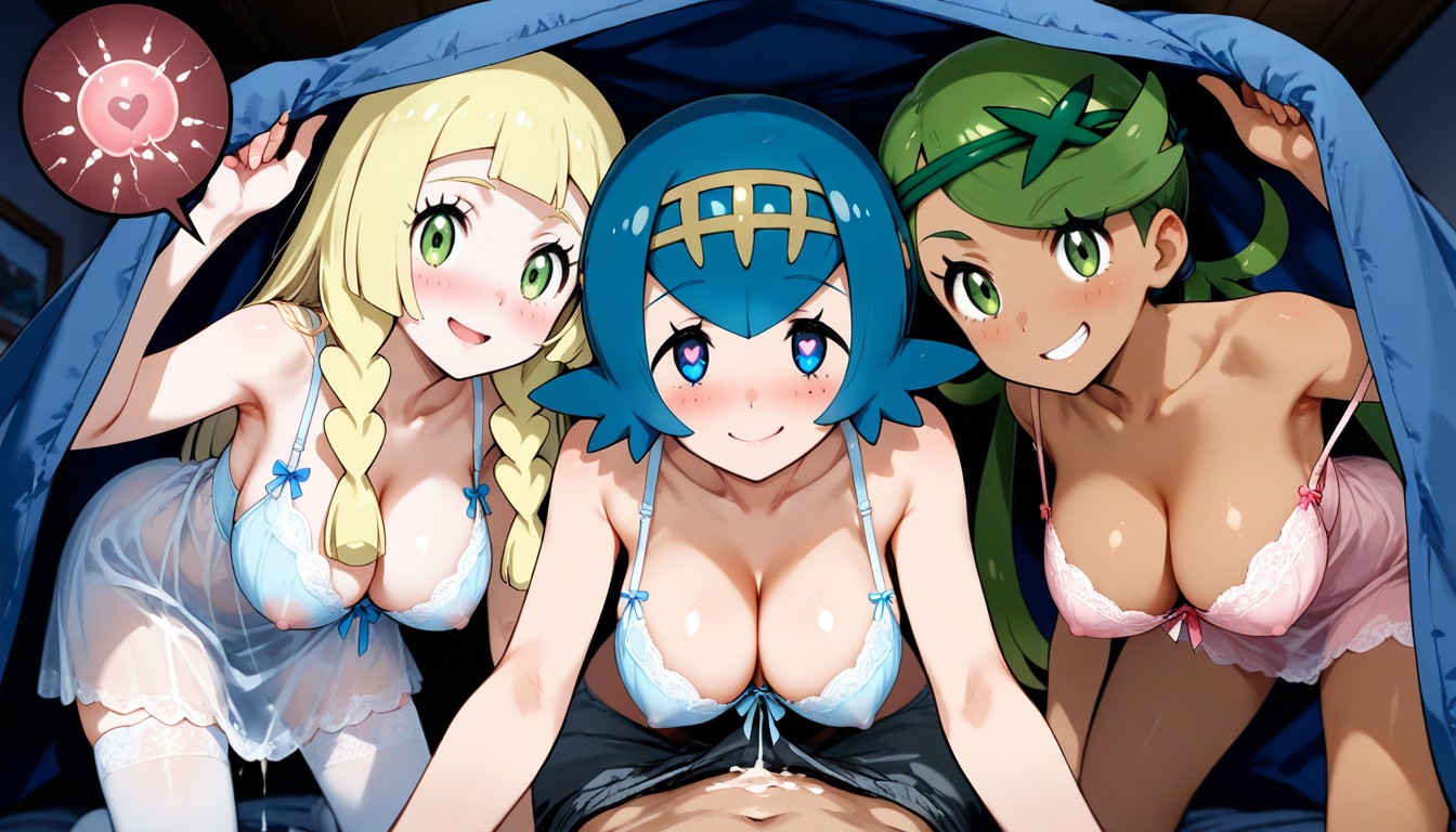 Pov Cowgirl, Detailed, Lillie From Pokemon Hentai AI Porn
