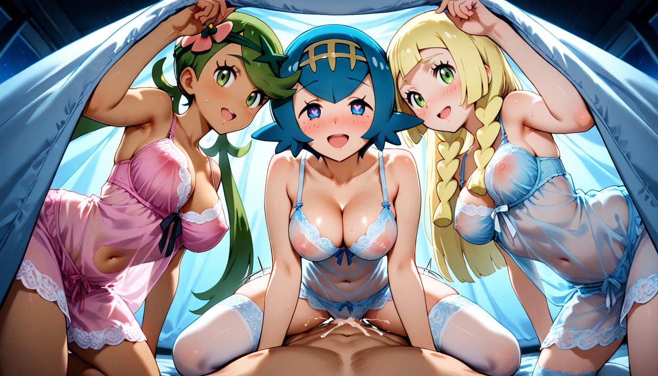 Cum, Big Boobs, Beautiful Faces Hentai AI Porn