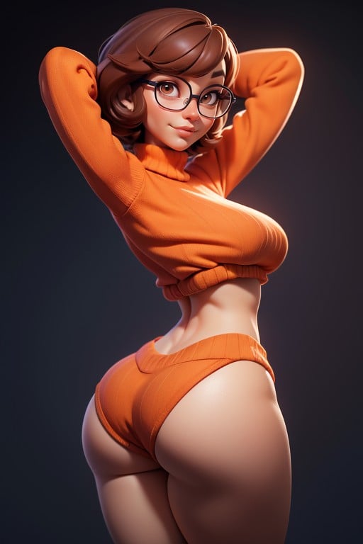 Fully Nude, Thick Big Booty, Massive Ass Hentai AI Porn