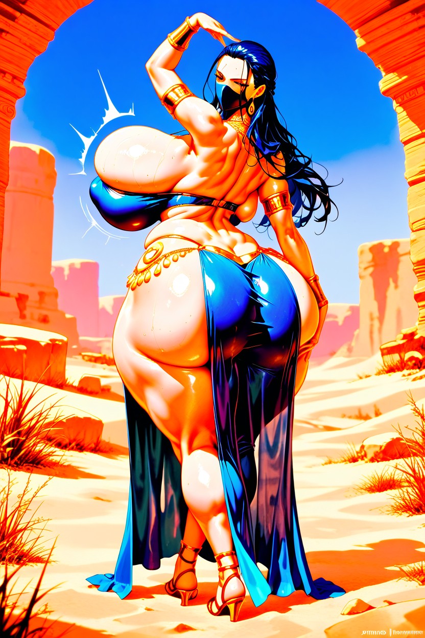 Perfect Accurate Face, Gigantic Colossal Breasts, Massive Ass Cheeks AI Porn