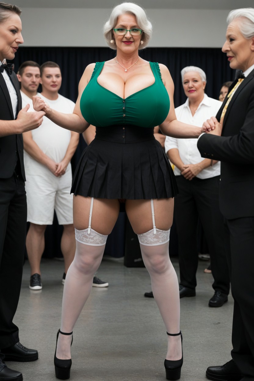 Cathy Canuck The Super Milf, Nylon Stockings, Big Redhair Pussy AI Porn