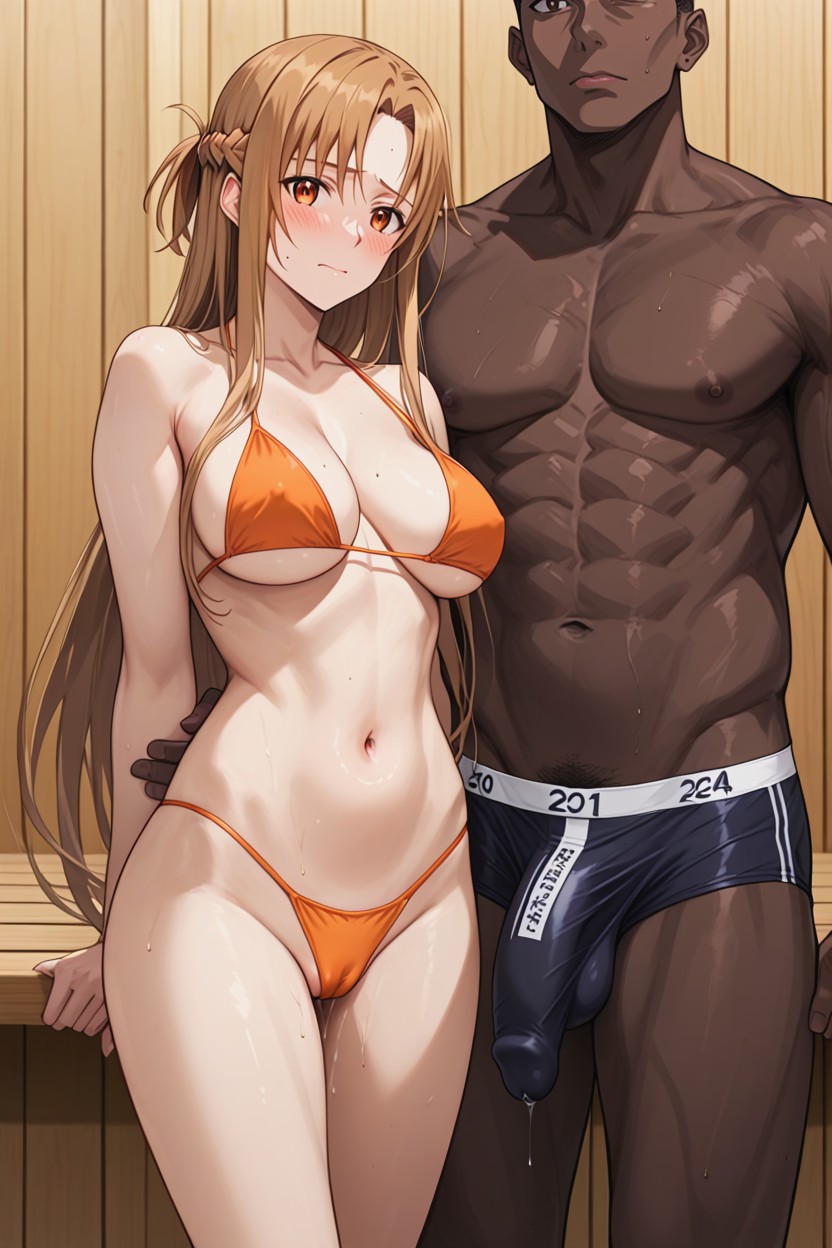 Half Nipple Slip, Kirito From Sao Standing Away On A Corner, 25+ Hentai AI Porn
