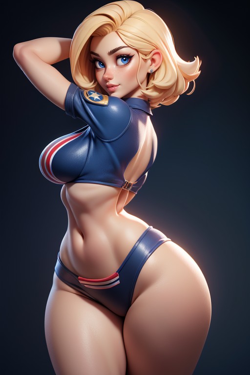Rear View, Sexy, Thick Hentai AI Porn