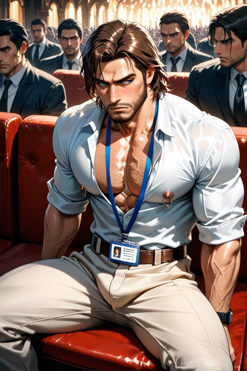 Looking To Side, Silent Hill Aesthetic, Ultra High Res Porno gay IA