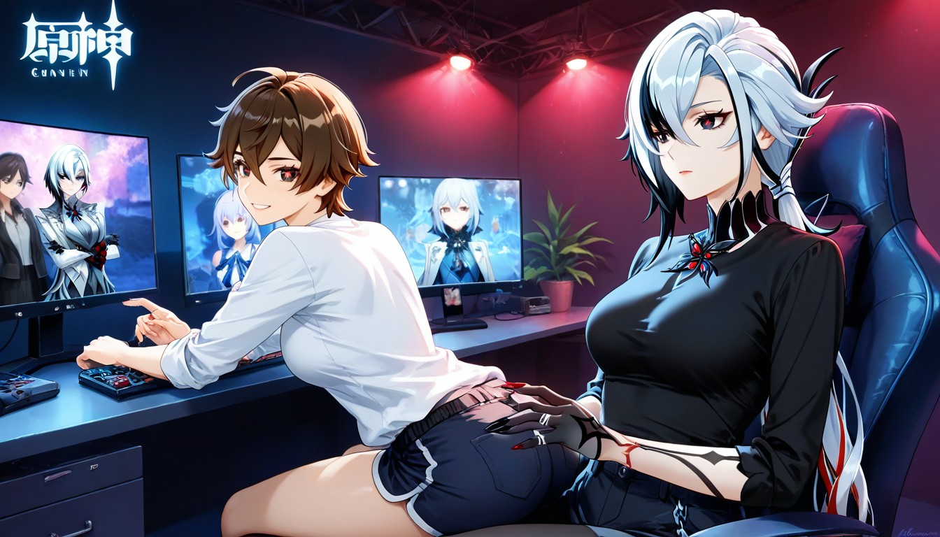 Hair, Waist, Brown Eyes Hentai AI Porn