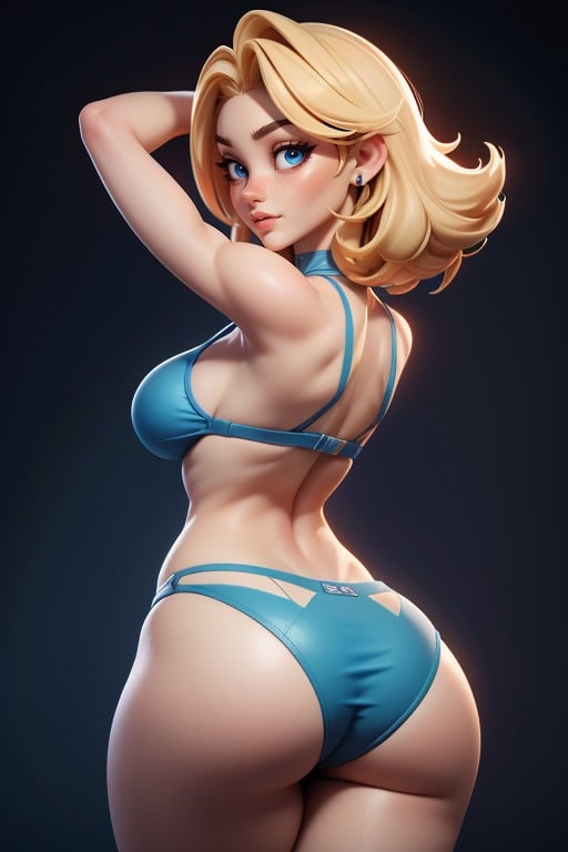 Rear View, Bikini, Female Version Hentai AI Porn