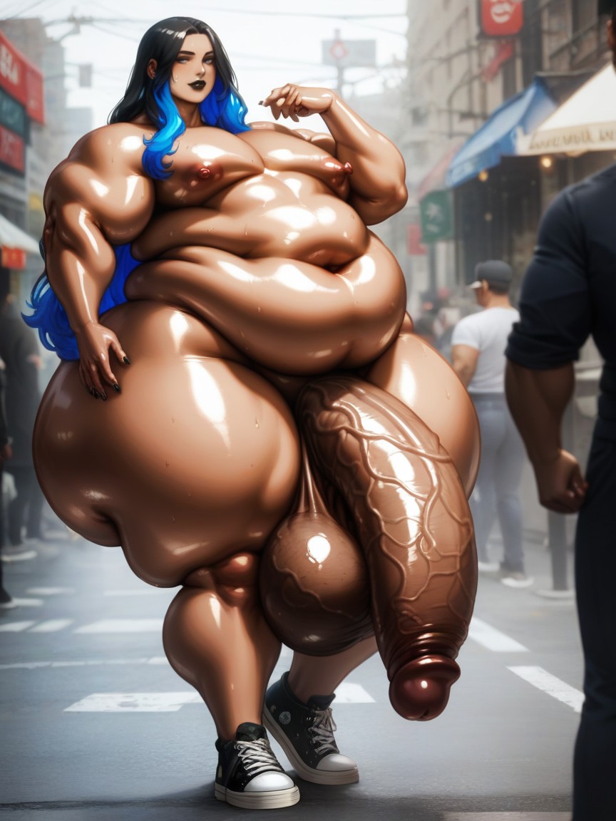 Hyper Cock Longer Than Leg, Masculine Chest, Thick Arms Porno IA Gay