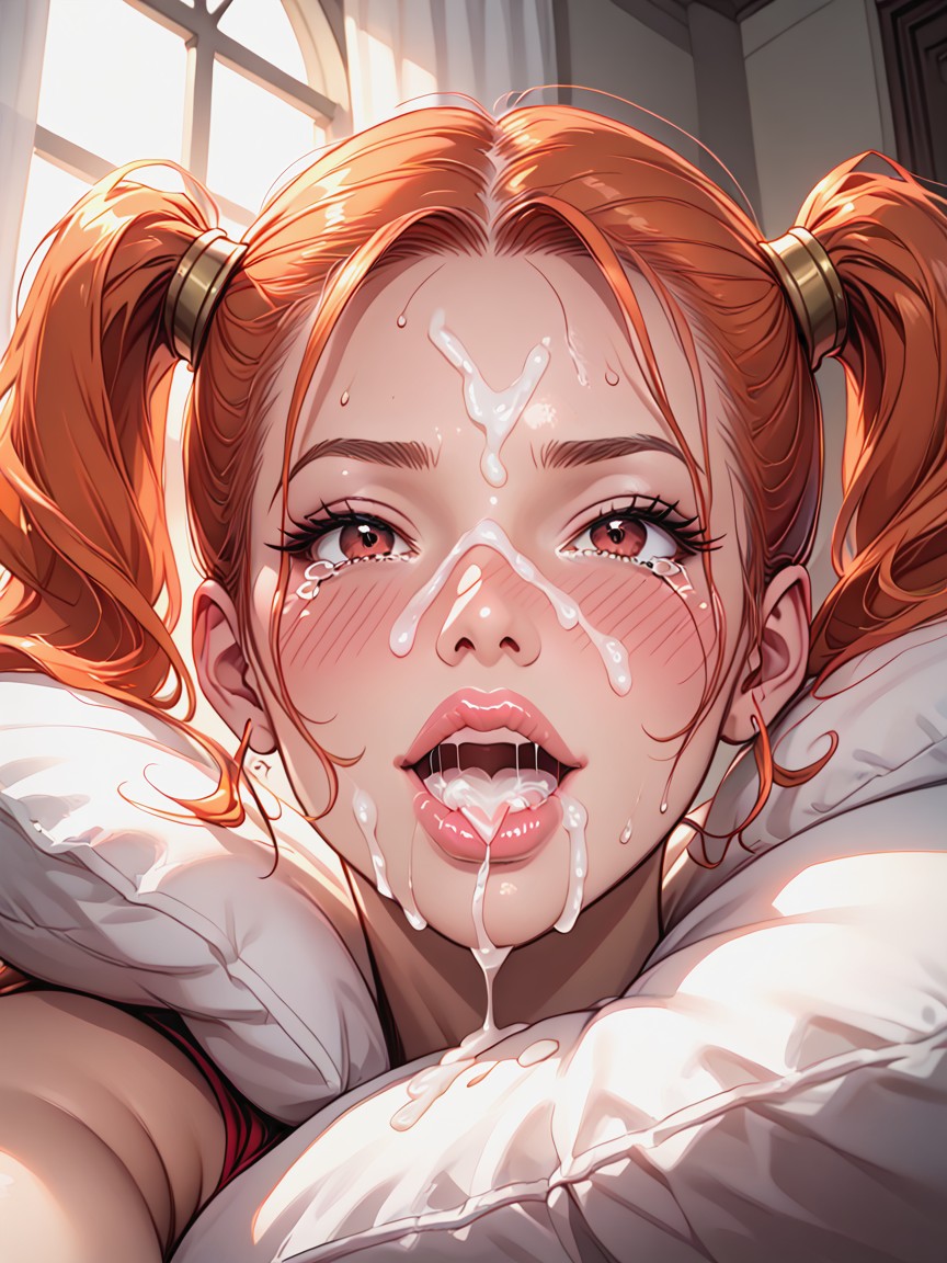 Ultra Detailed, High Twintails, Sticky Saliva Hentai AI Porn