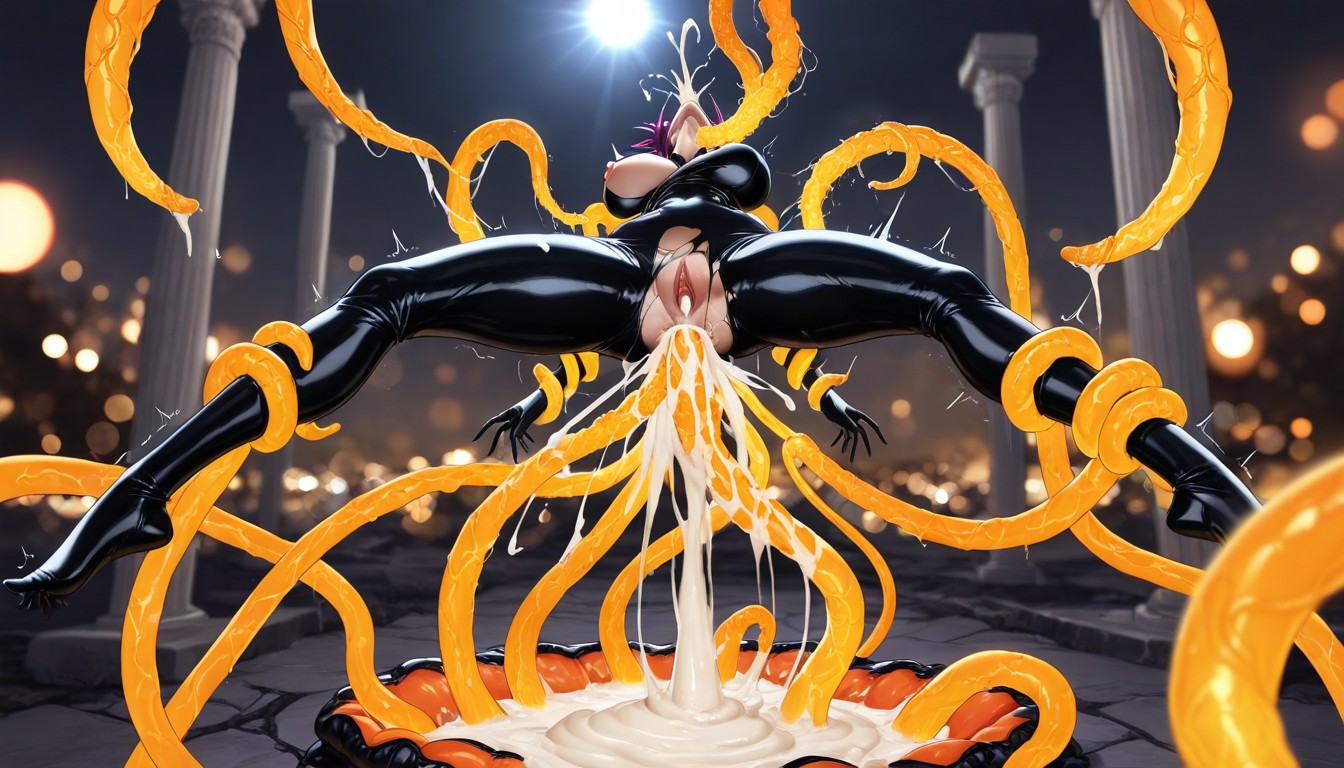 Deep Throat All The Way Throu, Ultraskinny Chests, Bounce Lines Hentai AI Porn