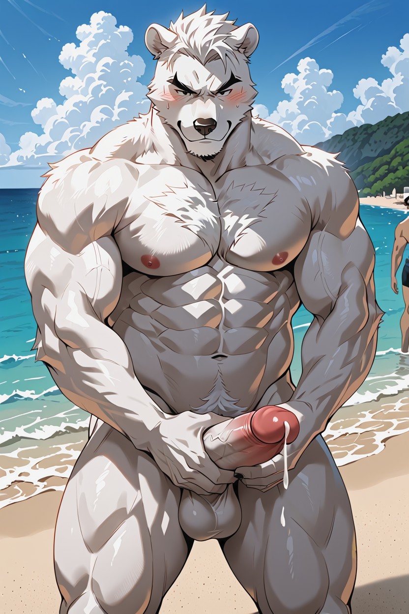 Fur Humanoid, Fur, High Detail KI Schwulenporno
