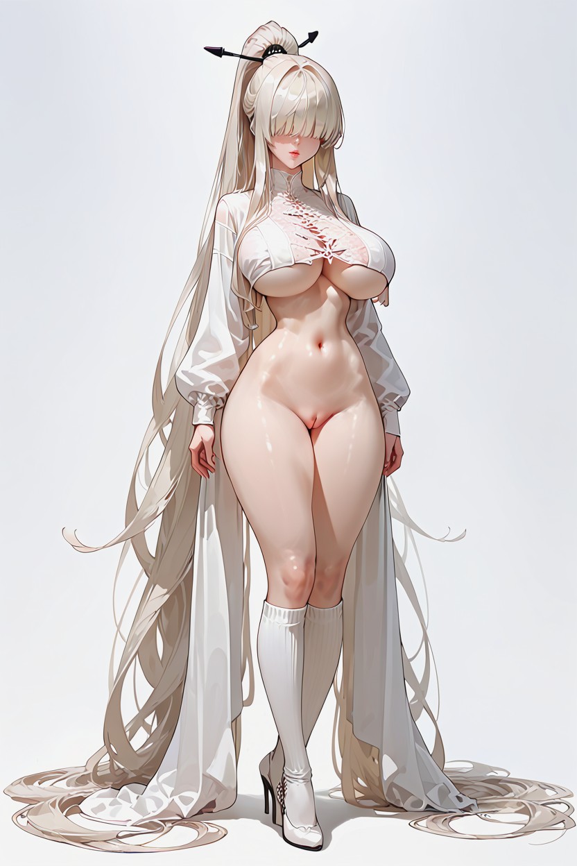 Under Boob, Gorgeous, Natural AI Porn
