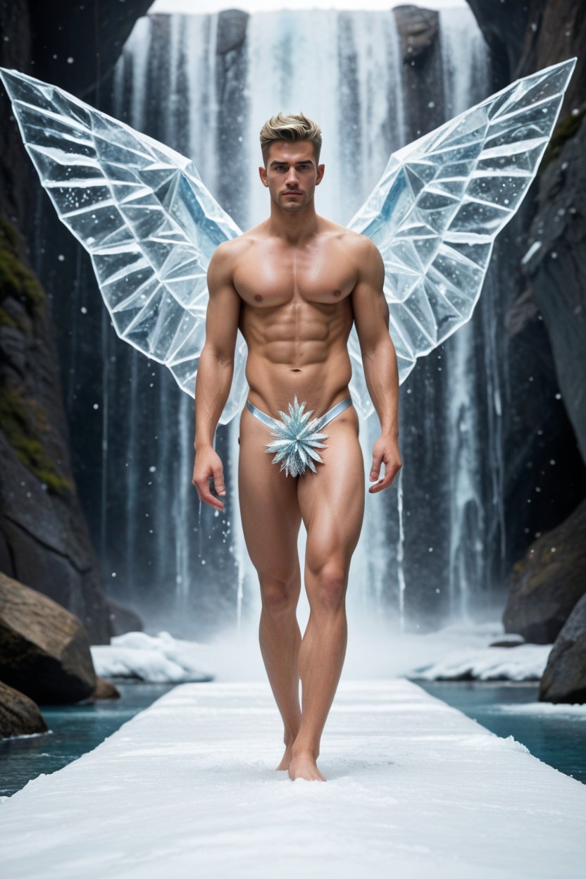Waist, En Forma, Gran Angular Porno gay IA