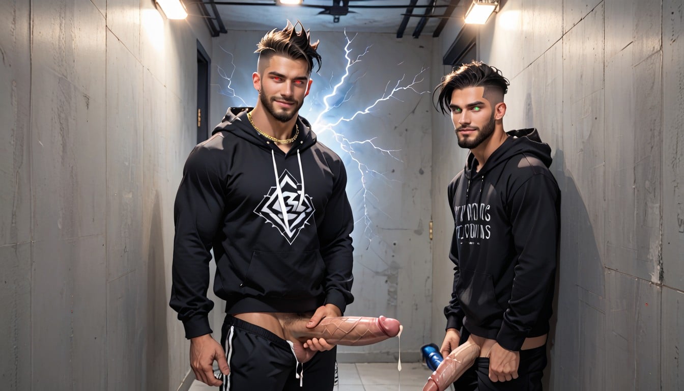 Private Domination In Vip Room, Vip Luxury Club, Pile Of White Powder On Dildo Porno IA Gay