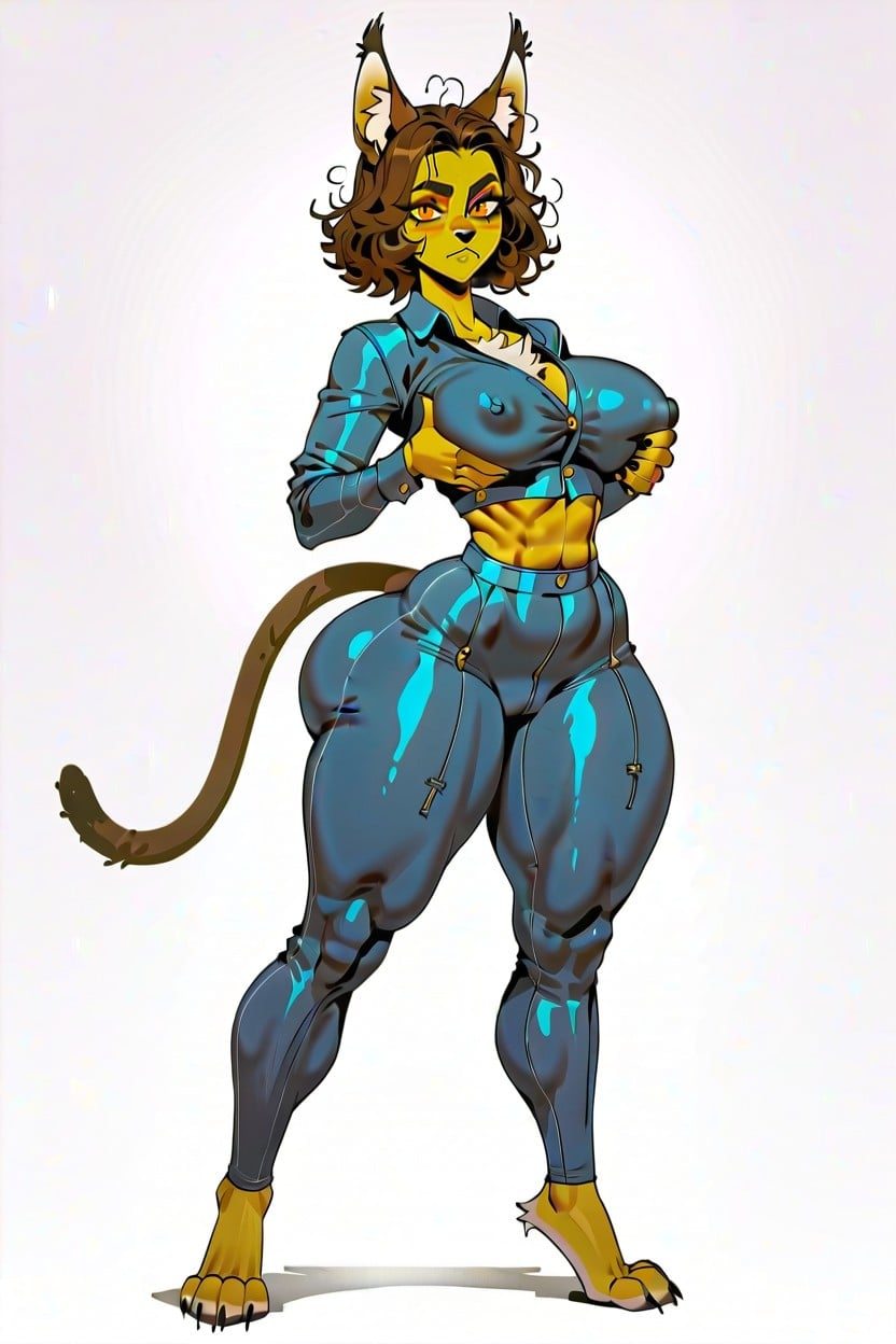 Perfect Anatomic Body, Ultra High Details, Model Furry AI Porn