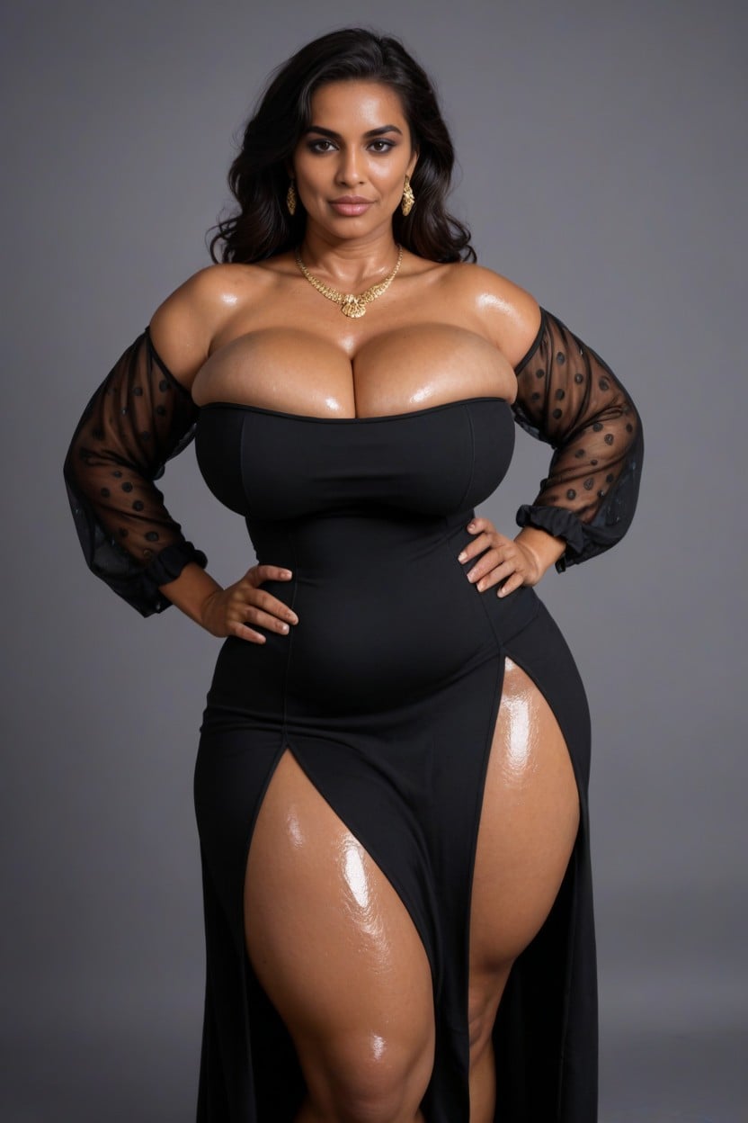 Extremely Waist, Standing, Deep Cleavage Porno indio IA