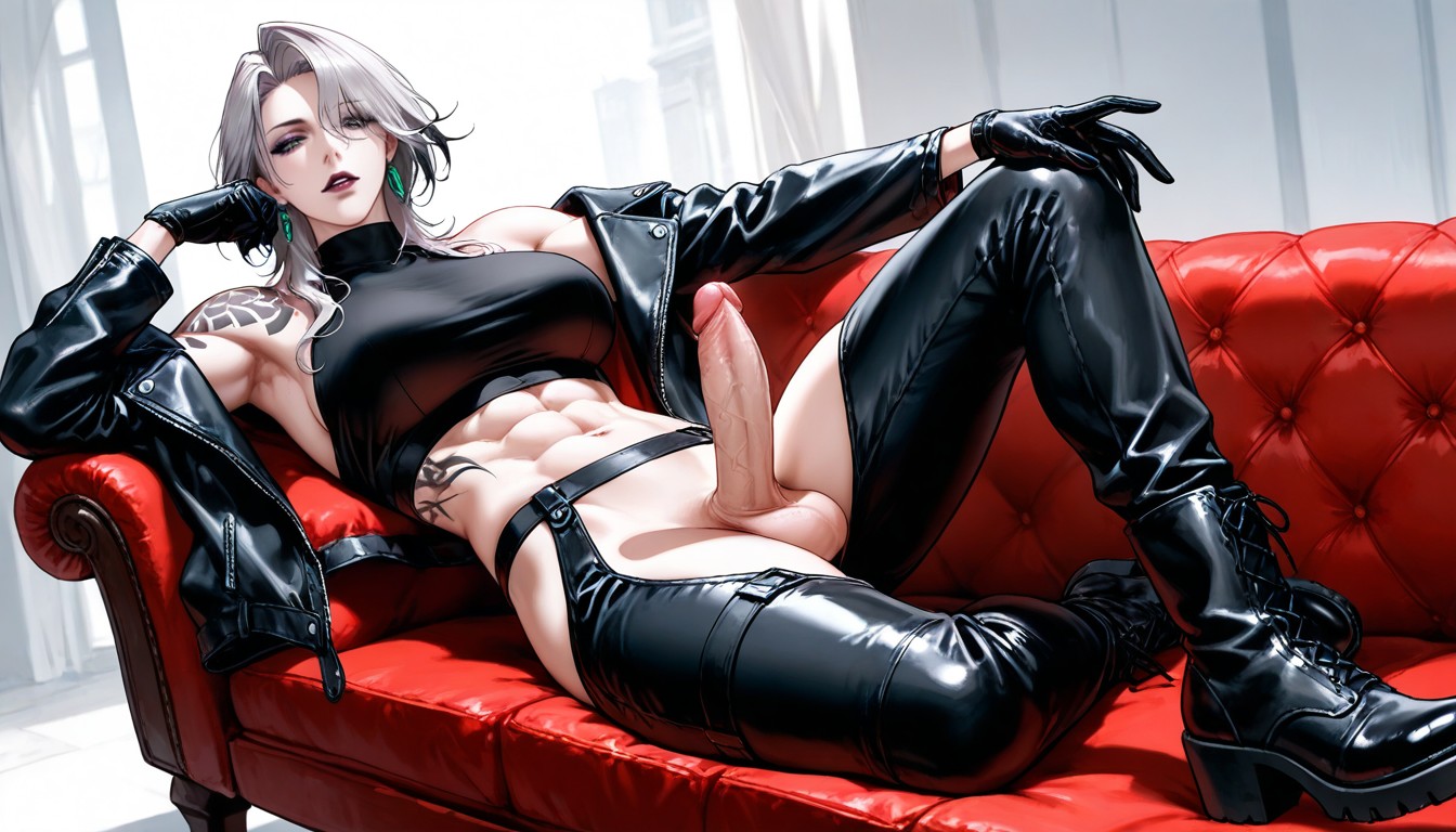 Futa Leglock Female Neck, Scornful Eyes, Female Lean Hentai AI Porn