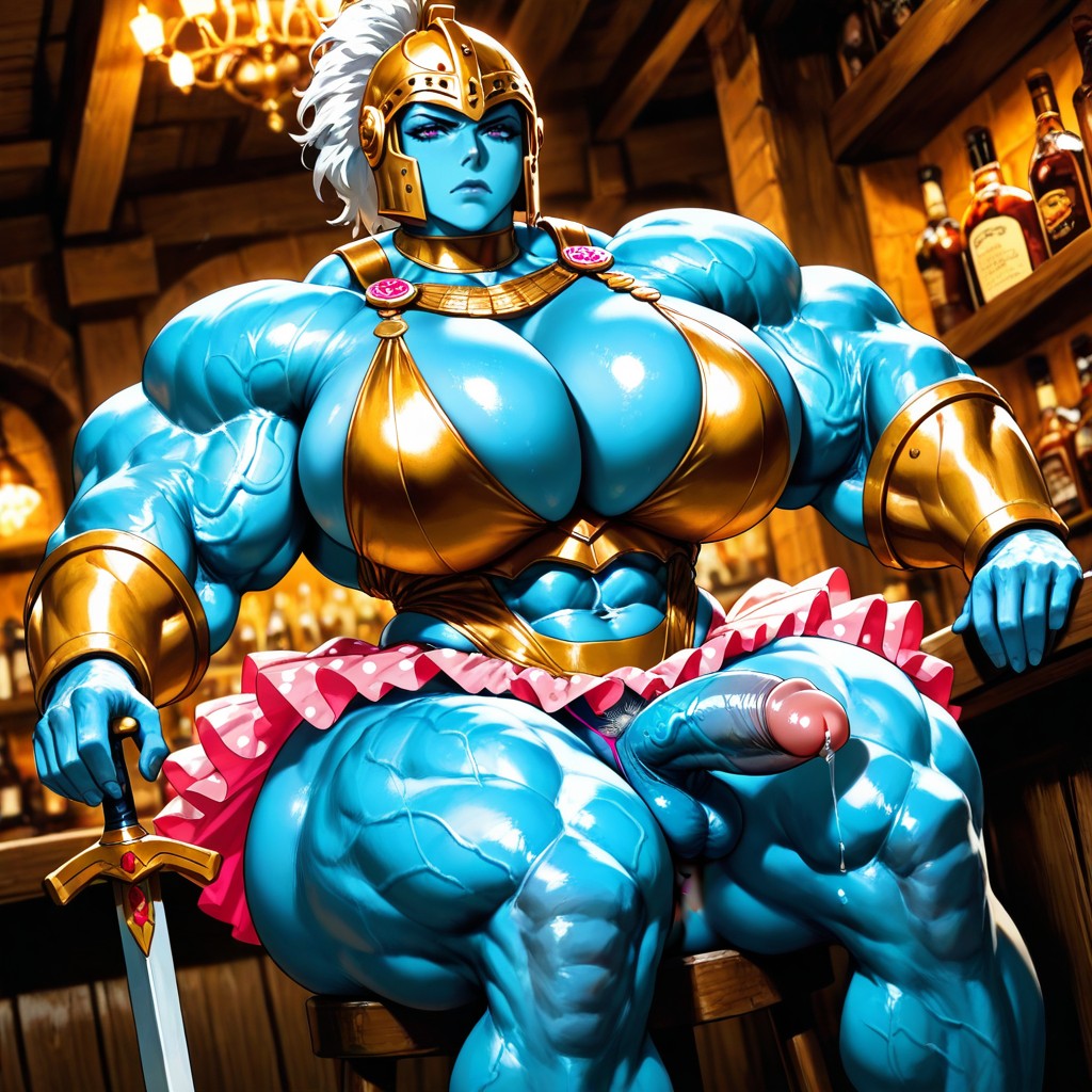 Wide Hips, Shemale Cinderella, Cleavage Hentai AI Porn
