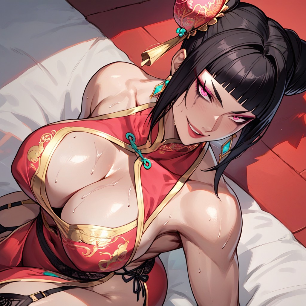 Top Down, Luxury Accessories, Black Hair Hentai AI Porn