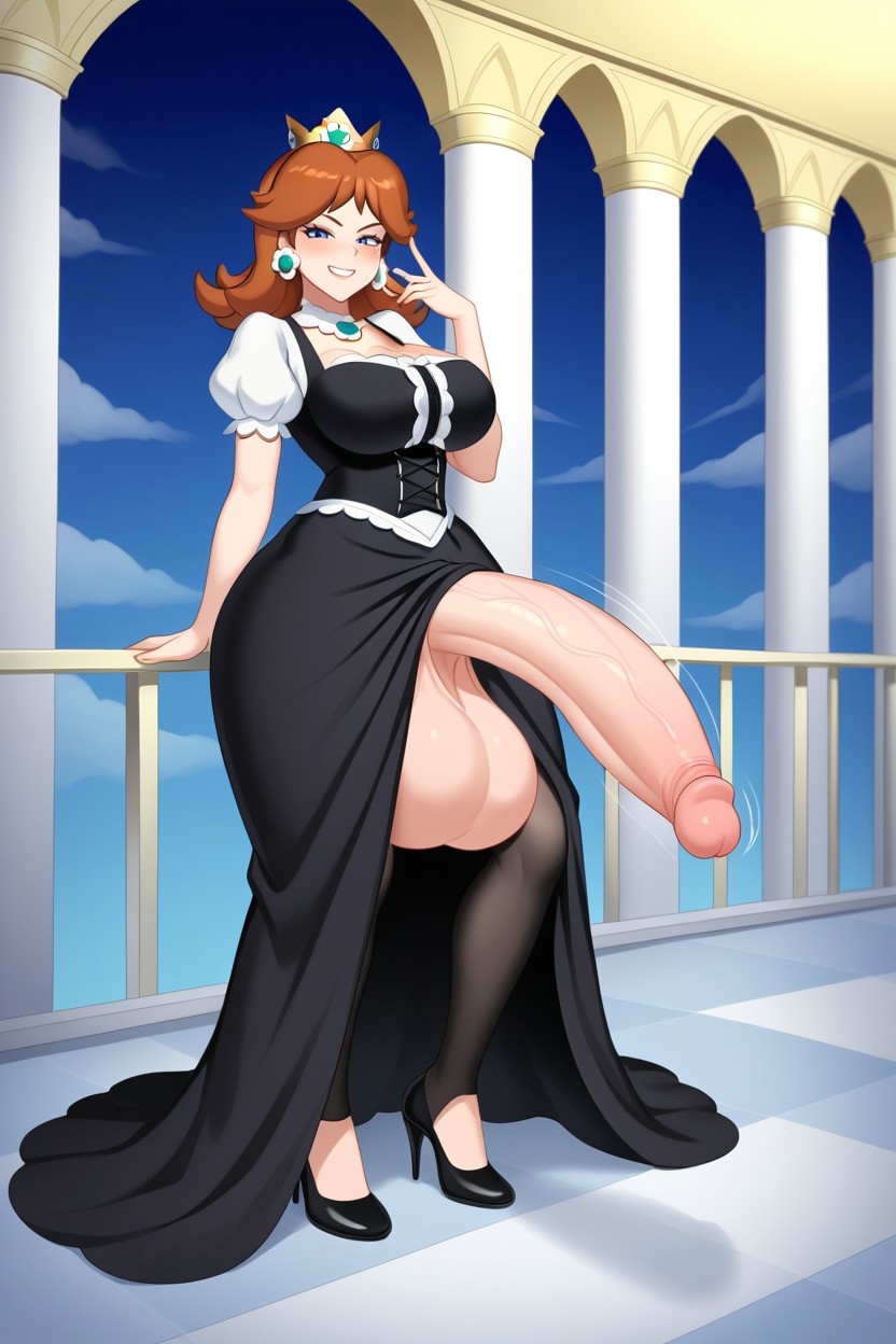 Hyper Futa Cock, Smirk, Evil Smirk AI Porn