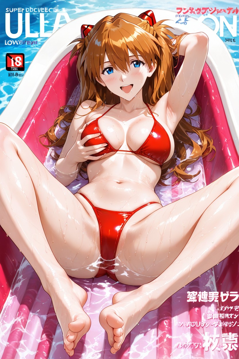 Feet Focus, Wide Angle, Swimsuit Hentai AI Porn