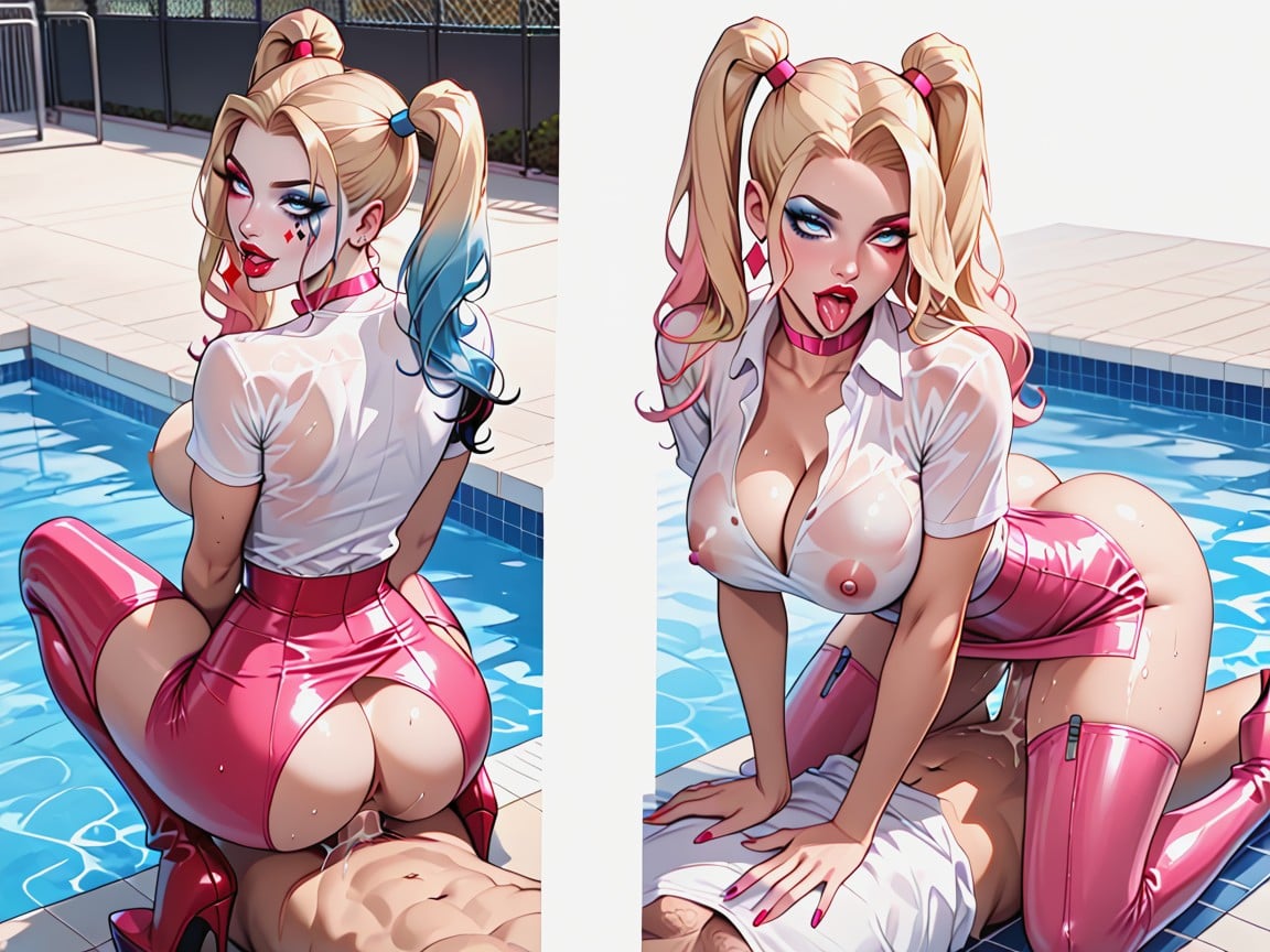 Big Breast, Straddle Sex, Cleavage Hentai AI Porn