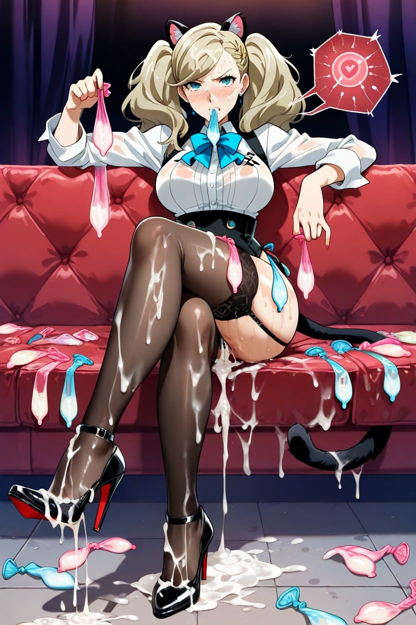 Cum In Mouth, Cum On Face, Drenched In Cum Hentai AI Porn