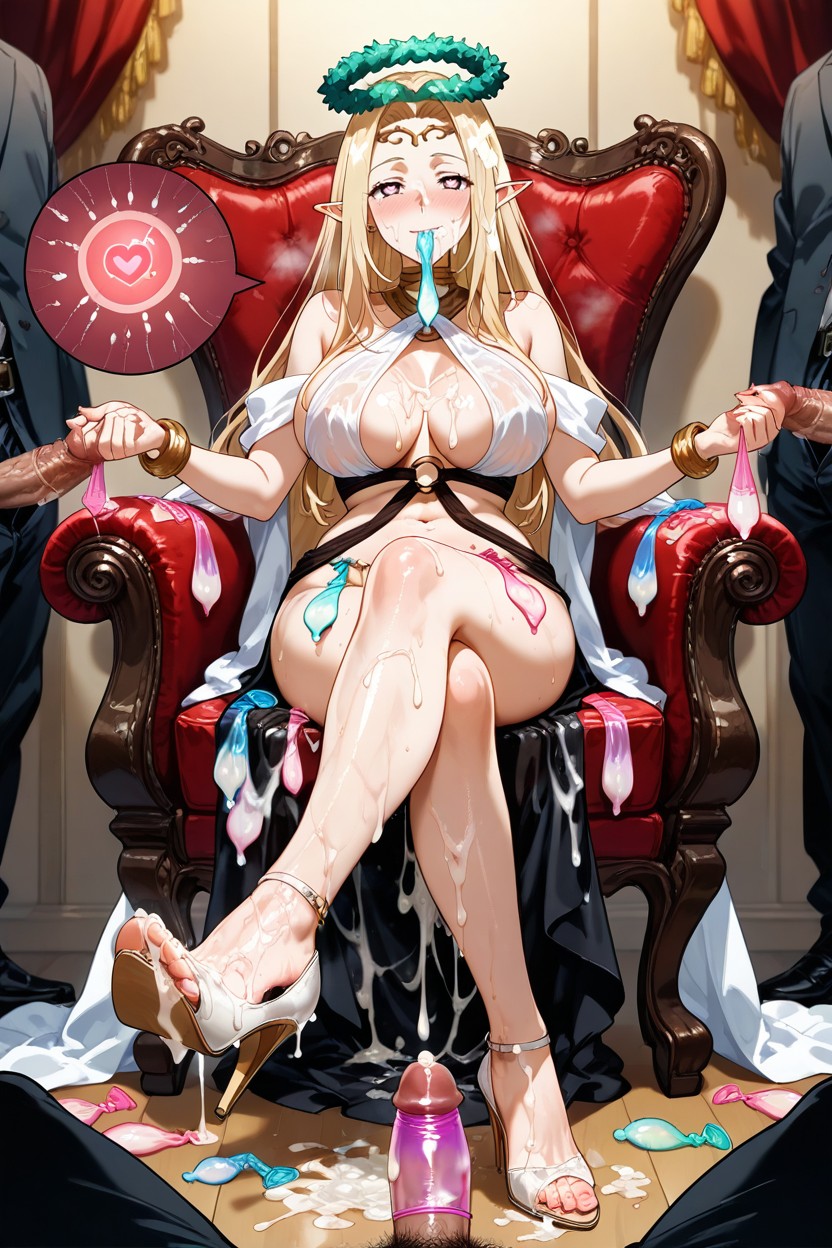 Celestine Lucullus, A Lot Of Used Condom, Skinny Hentai AI Porn