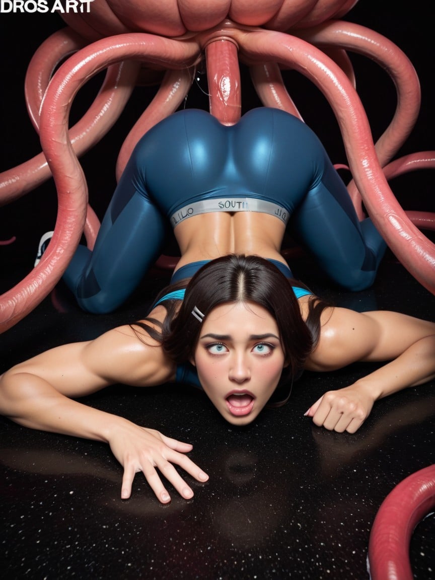 Fitcheck, Top Down, Hyper Gigantic Tentacle Creature Tentacles AI Porn