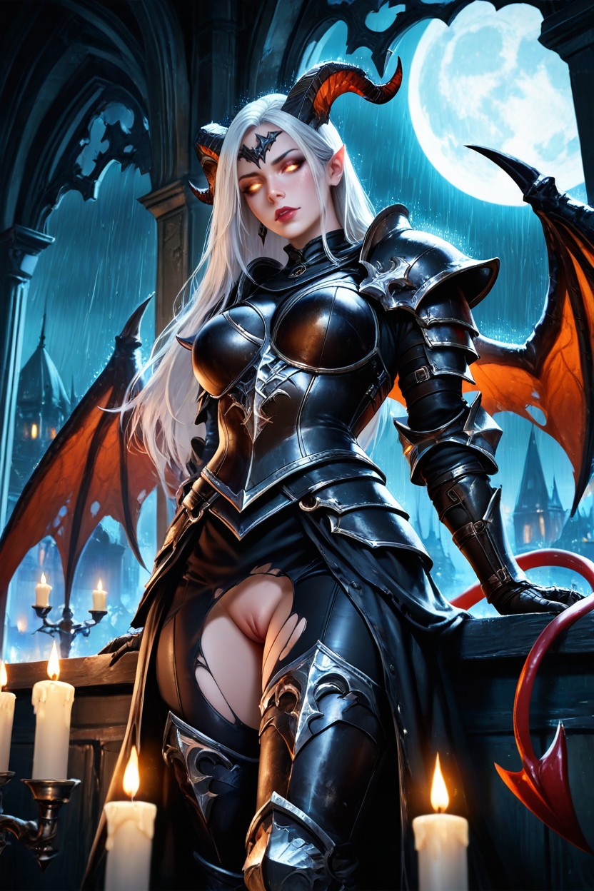 Lean Body, Showing Pussy, Lilith From Diablo Iv AI Porn