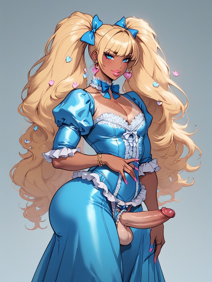 Light White Skin, Queen, Gyaru Shemale AI Porn