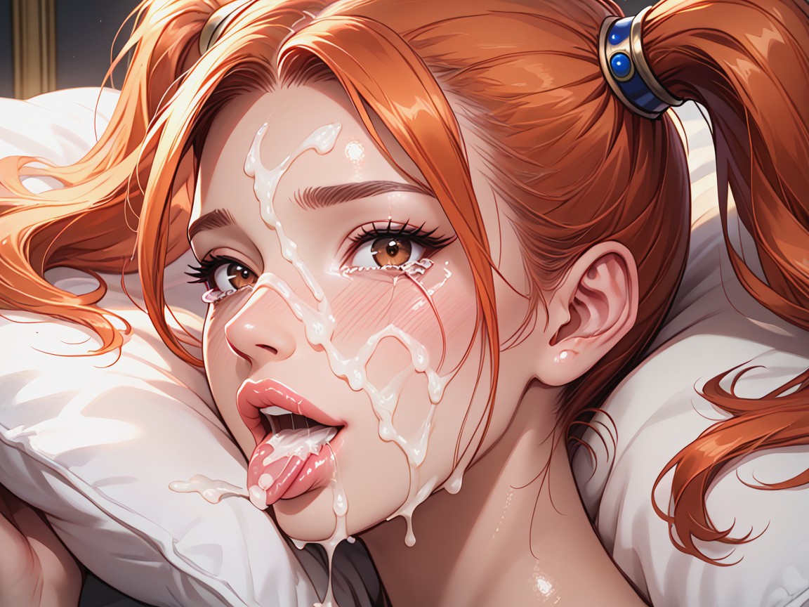 Cum On Face, Horny, Stupefied Hentai AI Porn