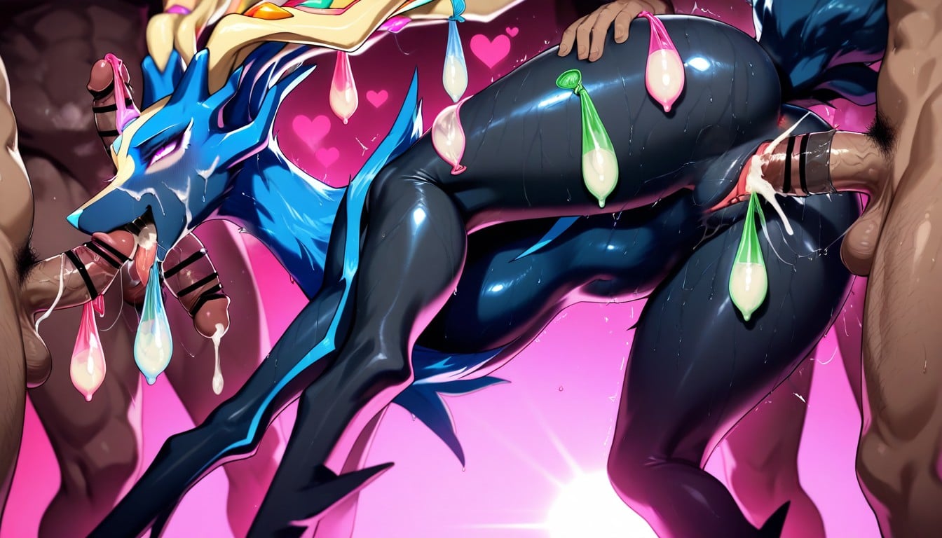 Super Sweaty Body, Tongue Out, Doggy Style Hentai AI Porn