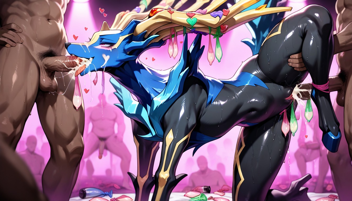Deep Throat, Naughty Face, Correct Leg Shape Hentai IA