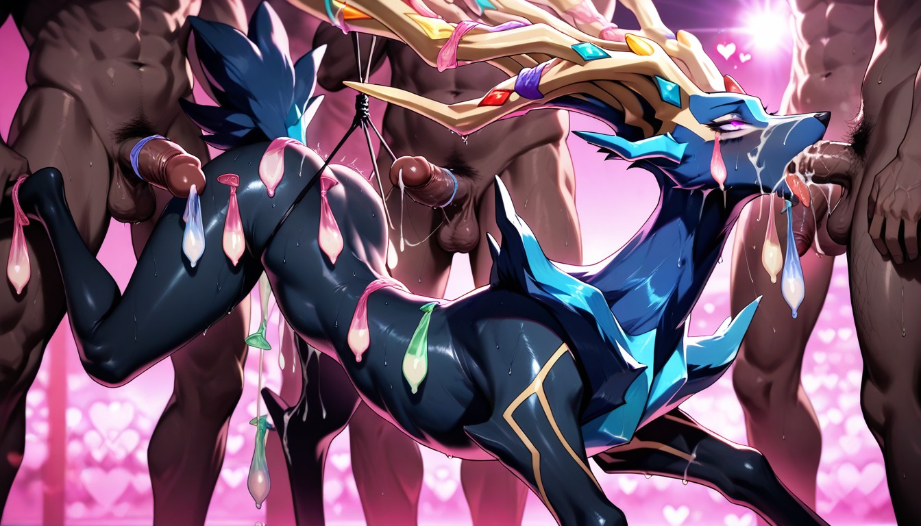 Xerneas, Doggy Style, Super Sweaty Body Porno IA Hentai