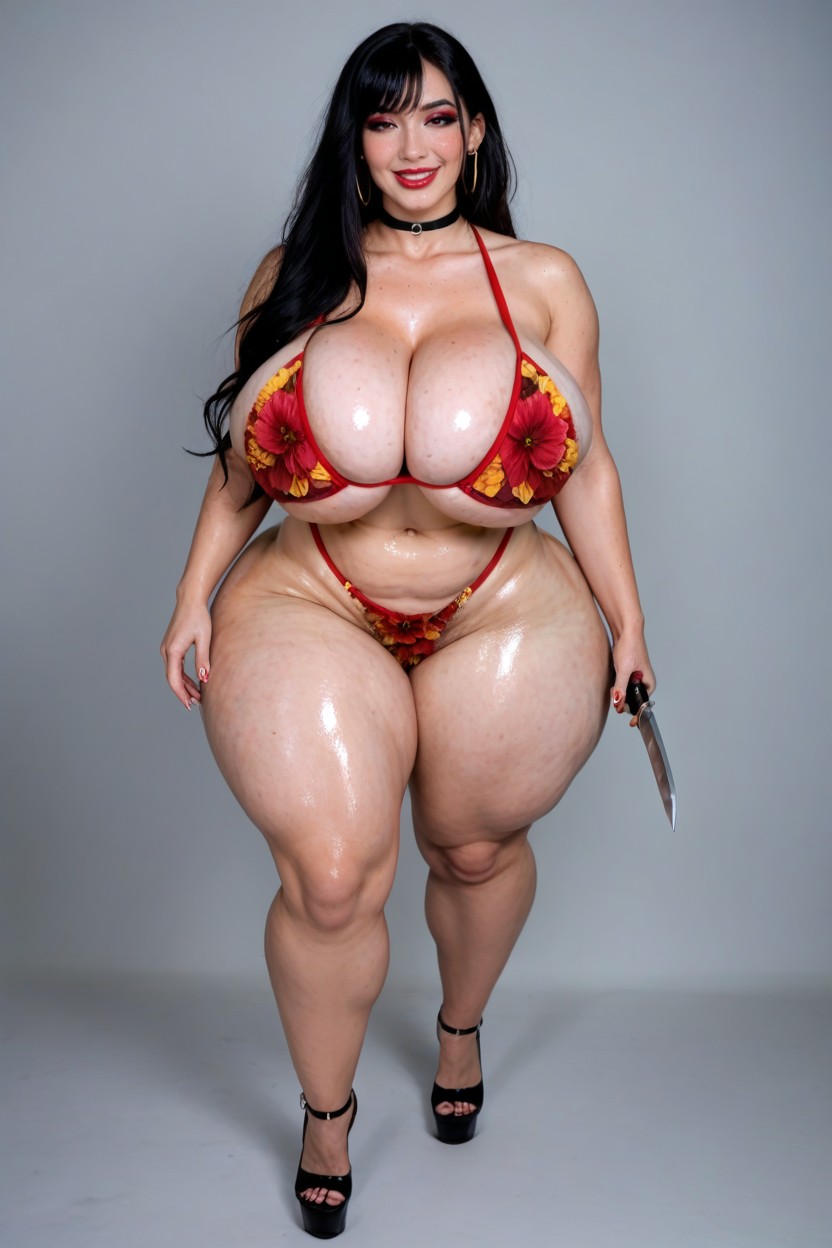 Bubble Butt, Sexy Lips, 25+ AI Porn