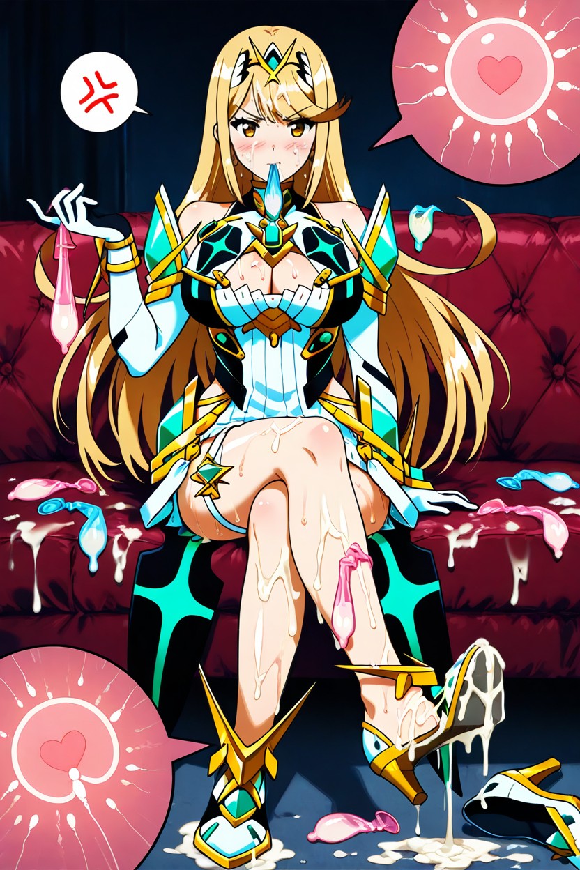 Oiled Body, Heel Raised, Cum Dump Hentai AI Porn