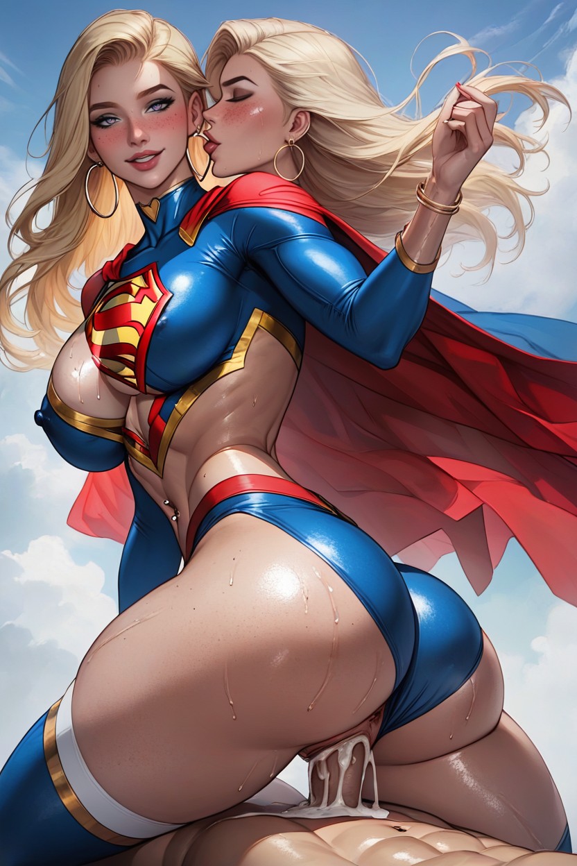 Phat Thighs, Big Hoop Earrings, Perfect Anatomic Body AI Porn
