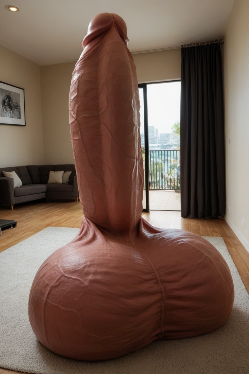 Slutty, Testicle Expansion, Testicles Are Just Too Gigantic Shemale AI Porn