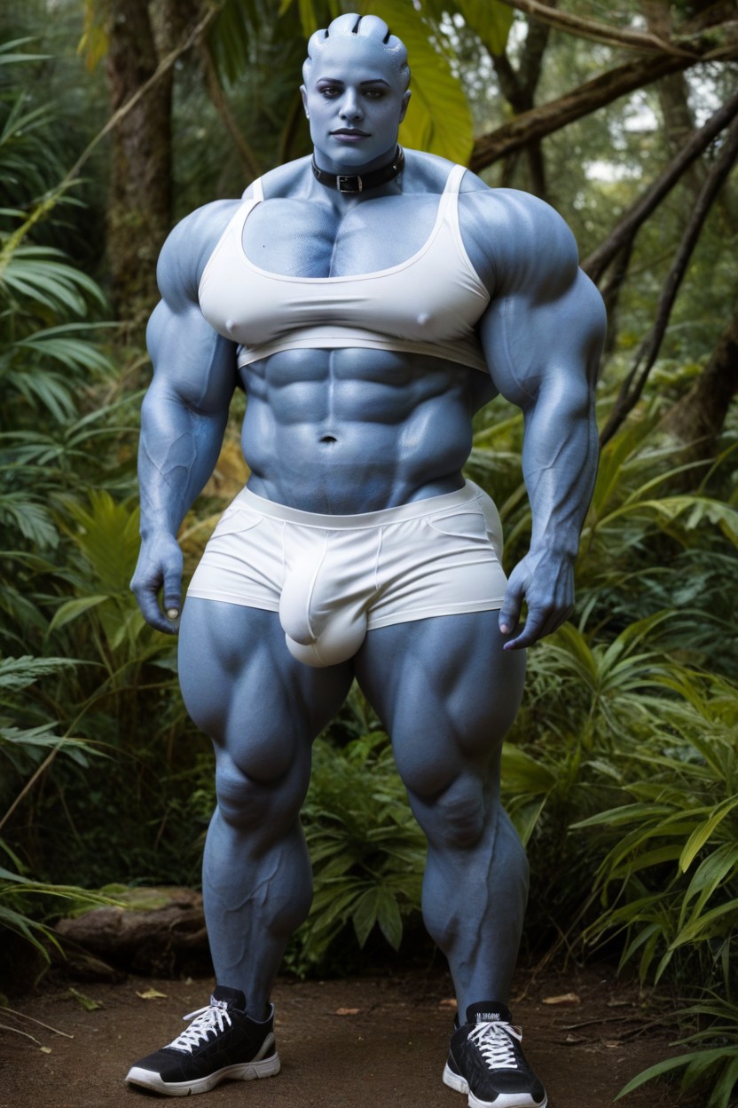 Man Chested, Cock Bulge, Cock Bulge Shemale AI Porn