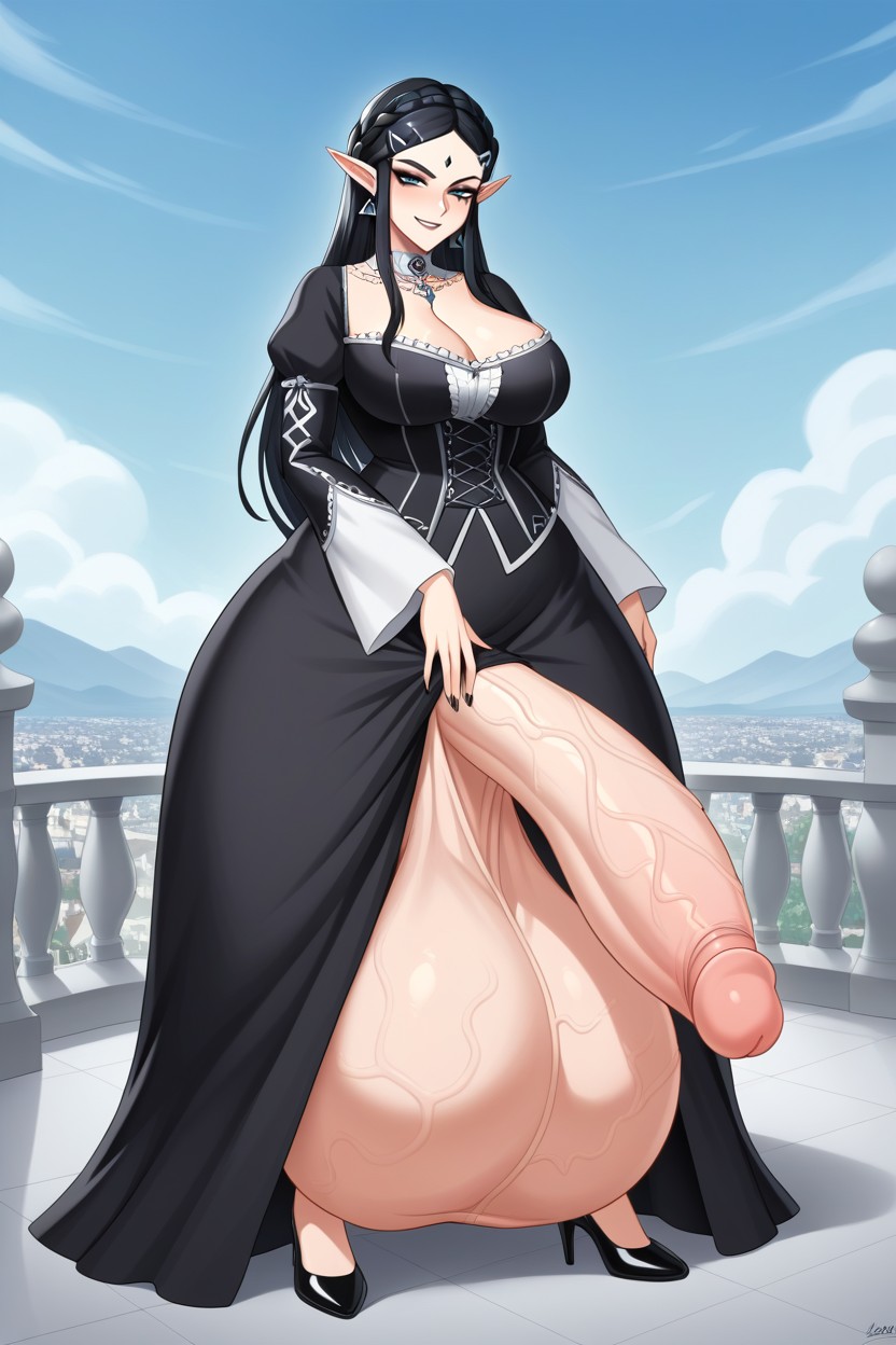 Hyper Testicles, Weird Shaped Testicles, Vore Ballsack Gigantic Vore Balls AI Porn