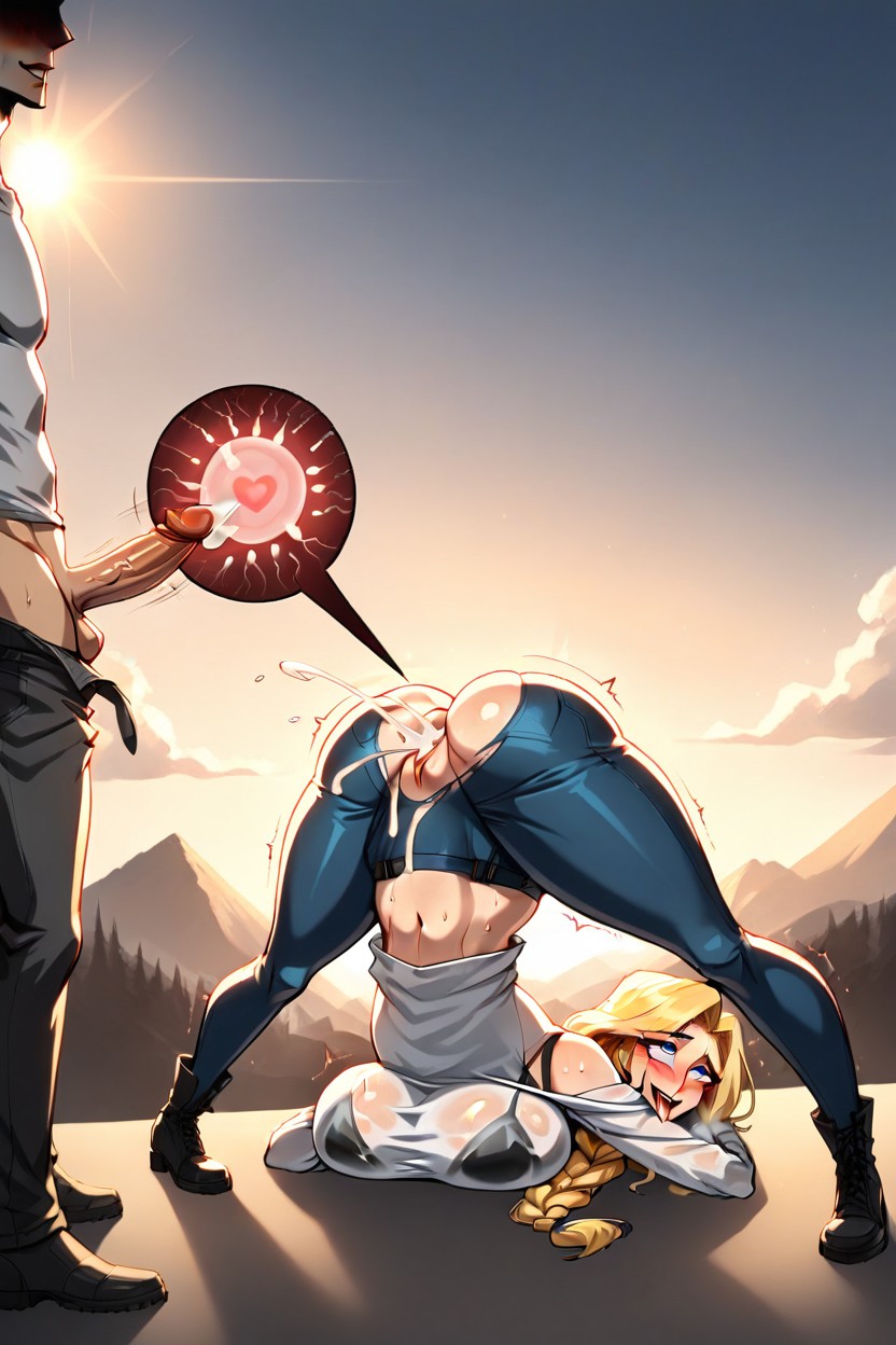 Ahegao, Sunny, Off-shoulder Hentai AI Porn