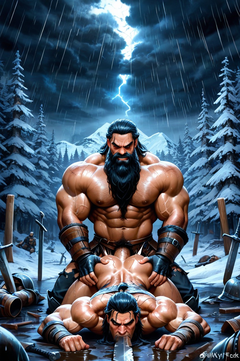 Bodies, Muscular Hairy Ass, Viking Hairstyle Porno IA Gay