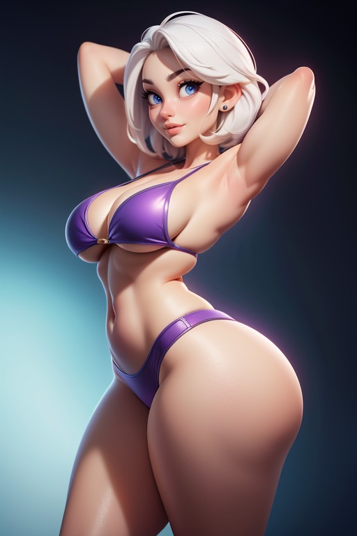 Thick And Curvy, Rear View, Massive Ass Hentai AI Porn