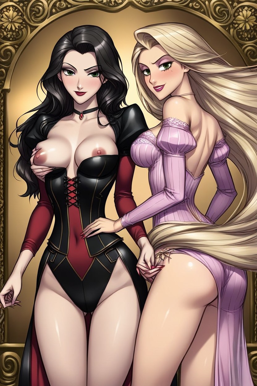 Asami Sato Is Tall, Asami Sato Have Black Hair, Small Ass AI Porn