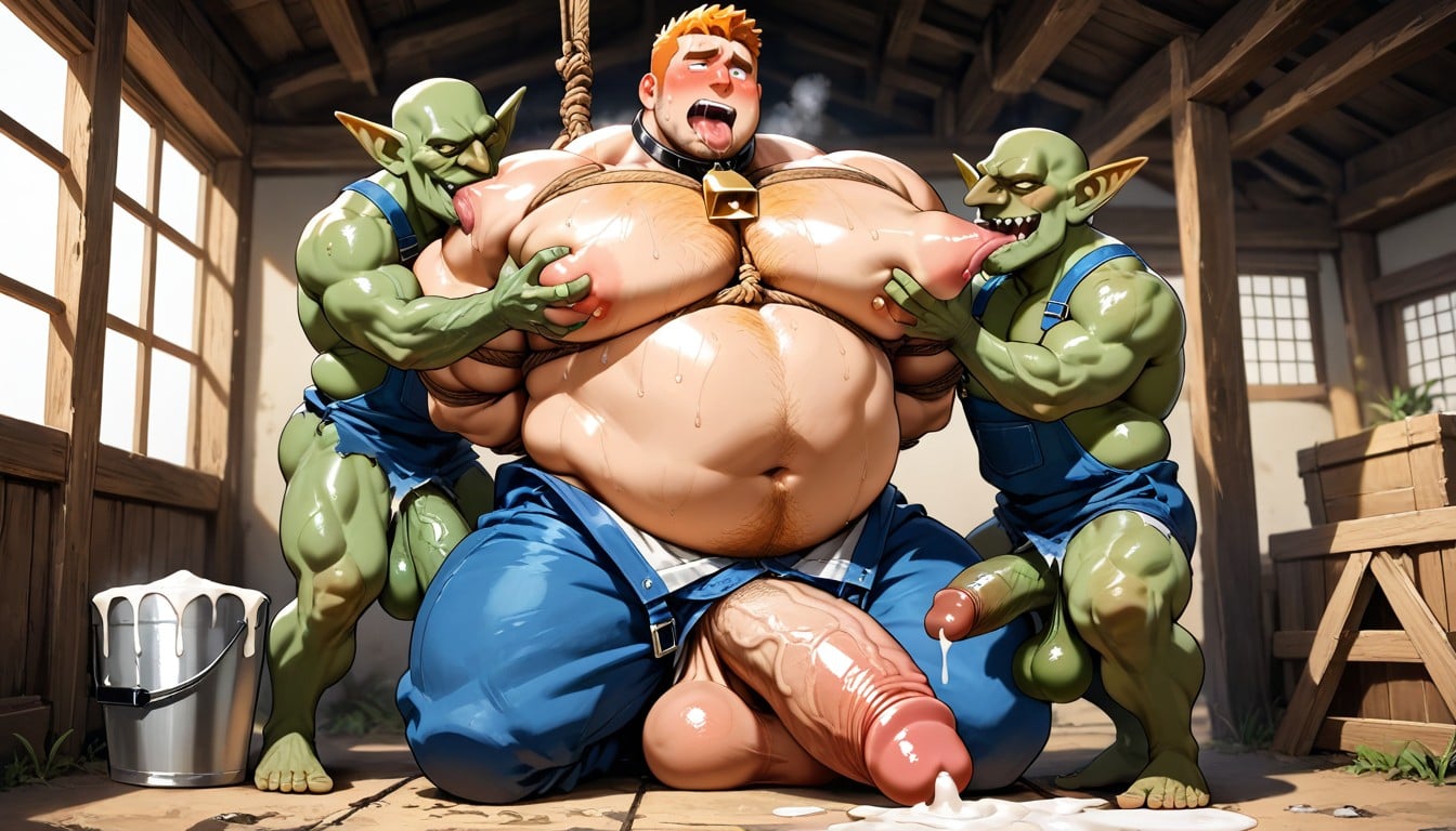 Oversized Hyper Gigantic Balls, Indoors, Big Nipples Porno gay IA