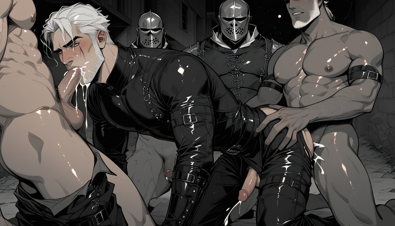 Dark, Witcher Leather Armor, Cum Flowing From Mouth Porno gay IA