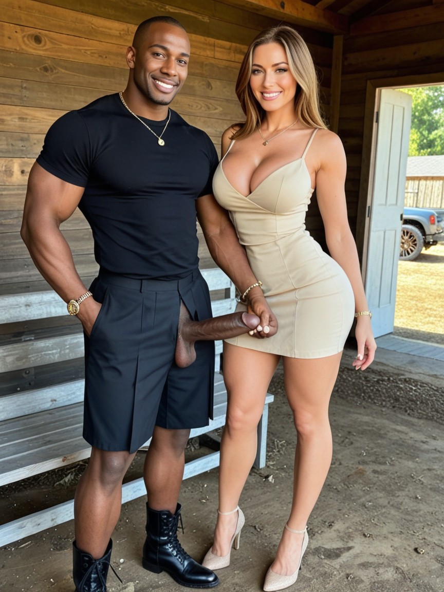 Beautiful, Perfect Face, She Wears Diamond Engagement Ring AI Porn