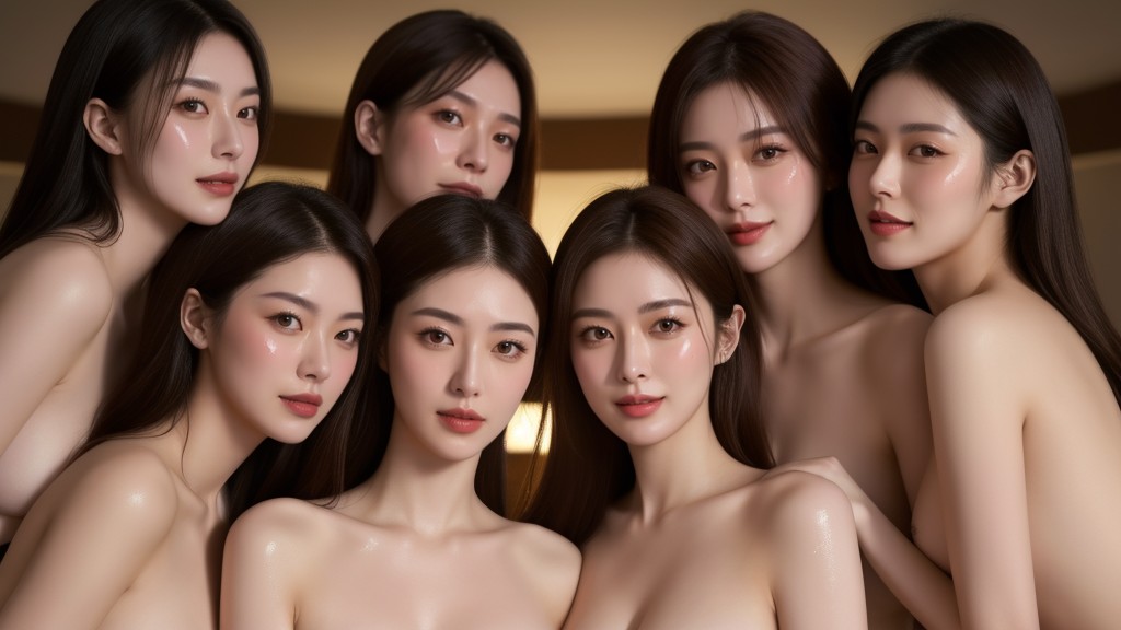 Harem, Sweaty, 18+ AI Porn